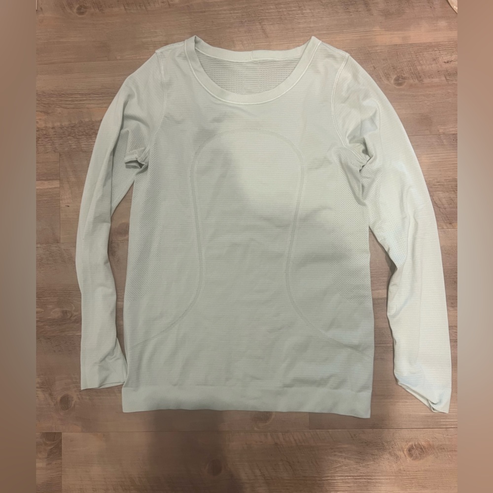 lululemon athletica Mint Green Long Sleeve Top